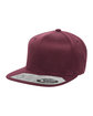 Flexfit Adult Wool Blend SnapbackCap maroon ModelQrt