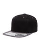 Flexfit Adult Wool Blend Snapback Two-Tone Cap black/ grey ModelQrt