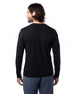Alternative Unisex Long-Sleeve Go-To-Tee T-Shirt black ModelBack