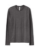 Alternative Unisex Long-Sleeve Go-To T-Shirt dark heathr grey OFFront