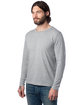 Alternative Unisex Long-Sleeve Go-To T-Shirt heather gray ModelQrt