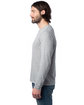 Alternative Unisex Long-Sleeve Go-To T-Shirt heather gray ModelSide
