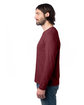 Alternative Unisex Long-Sleeve Go-To T-Shirt heather currant ModelSide