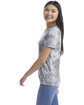 Alternative Ladies' Her Printed Go-To T-Shirt grey tie dye ModelSide