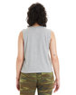 Alternative Ladies' Go-To CVC Cropped Muscle T-Shirt heather grey ModelBack