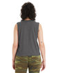 Alternative Ladies' Go-To CVC Cropped Muscle T-Shirt drk heather grey ModelBack