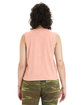 Alternative Ladies' Go-To CVC Cropped Muscle T-Shirt hth sunset coral ModelBack