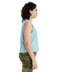 Alternative Ladies' Go-To CVC Cropped Muscle T-Shirt heather aqua ModelSide