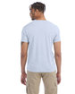 Alternative Unisex Botannical Dye T-Shirt hth inwd rt blue ModelBack