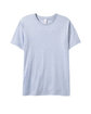 Alternative Unisex Botannical Dye T-Shirt hth inwd rt blue OFFront