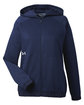 Under Armour Ladies' Hustle Full-Zip Hooded Sweatshirt md nvy/ wh  _410 OFFront