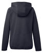Under Armour Ladies' Hustle Full-Zip Hooded Sweatshirt black/ wht _001 OFBack