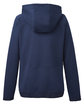 Under Armour Ladies' Hustle Full-Zip Hooded Sweatshirt md nvy/ wh  _410 OFBack