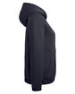 Under Armour Ladies' Hustle Full-Zip Hooded Sweatshirt black/ wht _001 OFSide