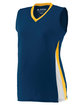 Augusta Sportswear Ladies' Tornado Jersey navy/ gold/ wht ModelQrt