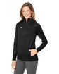 Under Armour Ladies' Command Quarter-Zip black/ wht _001 ModelQrt