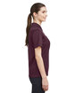 Under Armour Ladies' Tech Polo maroon/ wht _609 ModelSide