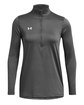 Under Armour Ladies' Team Tech Half-Zip cstl rck/ wh_025 OFFront