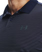 Under Armour Men's 3.0 Striped Perf Polo mid nvy/ wht_410 FlatFront