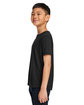 Under Armour Youth Tech Team T-Shirt black/ white_001 ModelSide