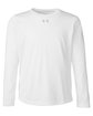 Under Armour Youth Tech Team Long-Sleeve T-Shirt wht/ md gry _100 OFFront