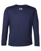 Under Armour Youth Tech Team Long-Sleeve T-Shirt mid nvy/ wht_410 OFFront