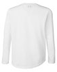 Under Armour Youth Tech Team Long-Sleeve T-Shirt wht/ md gry _100 OFBack