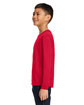 Under Armour Youth Tech Team Long-Sleeve T-Shirt red/ white _600 ModelSide