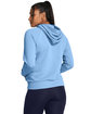 Under Armour Ladies' Rival Fleece Hooded Sweatshirt carol bl/ wh_475 ModelBack