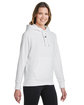 Under Armour Ladies' Rival Fleece Hooded Sweatshirt white/ black_100 ModelQrt