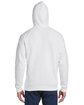 Under Armour Men's Rival Fleece Hooded Sweatshirt white/ black_100 ModelBack
