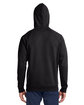 Under Armour Men's Rival Fleece Hooded Sweatshirt black/ white_001 ModelBack