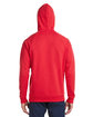Under Armour Men's Rival Fleece Hooded Sweatshirt red/ white_601 ModelBack