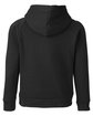 Under Armour Youth Rival Fleece Hooded Sweatshirt black/ white_001 OFBack