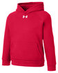 Under Armour Youth Rival Fleece Hooded Sweatshirt red/ white _600 OFQrt