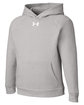 Under Armour Youth Rival Fleece Hooded Sweatshirt md gr/ wh_012 OFQrt