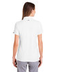 Under Armour Ladies' Recycled Polo white/ blk_100 ModelBack
