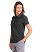 Under Armour Ladies' Recycled Polo black/ black_001 ModelQrt