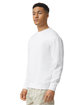 Comfort Colors Unisex Lightweight Cotton Crewneck Sweatshirt white ModelSide