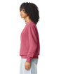 Comfort Colors Unisex Lightweight Cotton Crewneck Sweatshirt crimson ModelSide