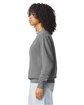 Comfort Colors Unisex Lightweight Cotton Crewneck Sweatshirt grey ModelSide