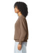 Comfort Colors Unisex Lightweight Cotton Crewneck Sweatshirt espresso ModelSide