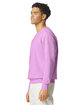 Comfort Colors Unisex Lightweight Cotton Crewneck Sweatshirt neon violet ModelSide