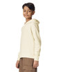 Comfort Colors Youth Lightweight Hooded Sweatshirt ivory ModelSide