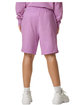 Comfort Colors Unisex Lightweight Sweat Short neon violet ModelBack