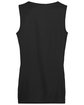 Augusta Sportswear Ladies' Wicking Polyester Reversible Sleeveless Jersey black/ white ModelBack