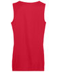 Augusta Sportswear Ladies' Wicking Polyester Reversible Sleeveless Jersey red/ white ModelBack