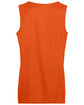 Augusta Sportswear Ladies' Wicking Polyester Reversible Sleeveless Jersey orange/ white ModelBack