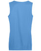 Augusta Sportswear Ladies' Wicking Polyester Reversible Sleeveless Jersey columb blue/ wht ModelBack