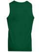 Augusta Sportswear Youth Wicking Polyester Reversible Sleeveless Jersey dark green/ wht ModelBack